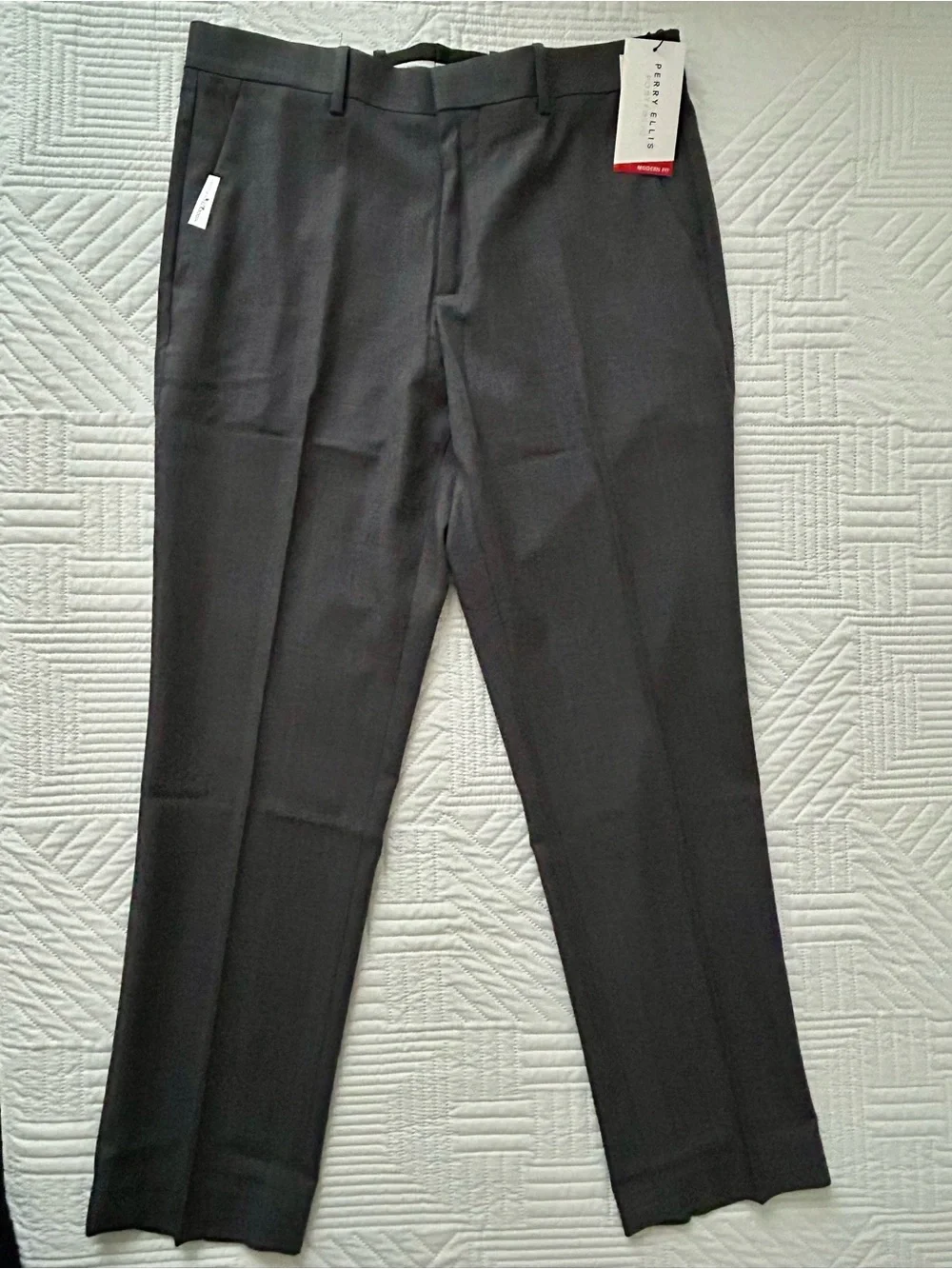 NWT PERRY ELLIS Portfolio Folio-Flex Comfort Waistband Dress Pants 32 x 29